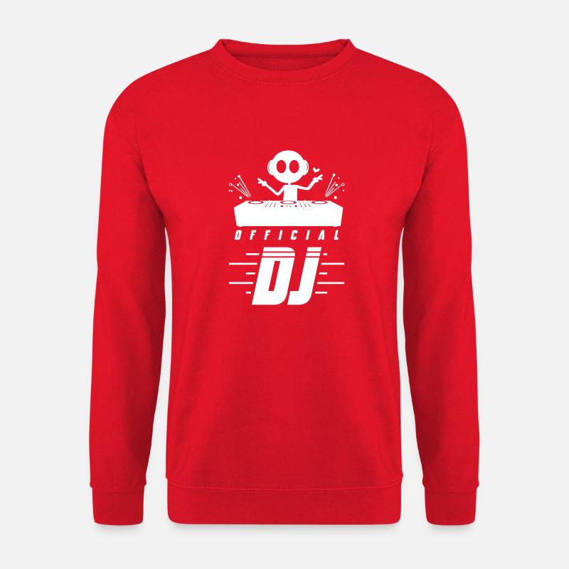 Dj Turntables - Unisex Pullover - Rot