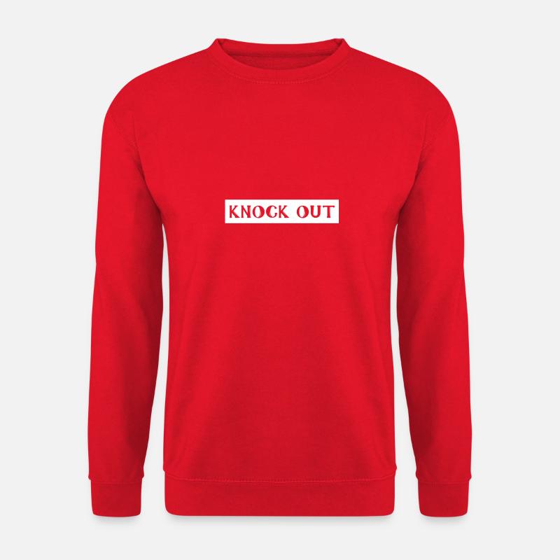 Knock out, knockout, knockout - Unisex Sweatshirt - red