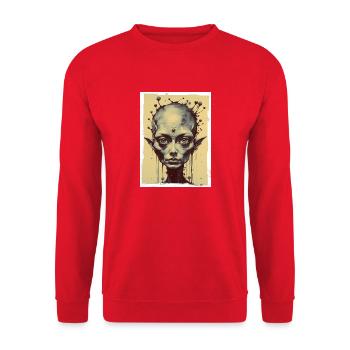 Aliénation - Sweat-shirt Unisexe - rouge - Devant - Alina (178cm) & Michal (187cm)