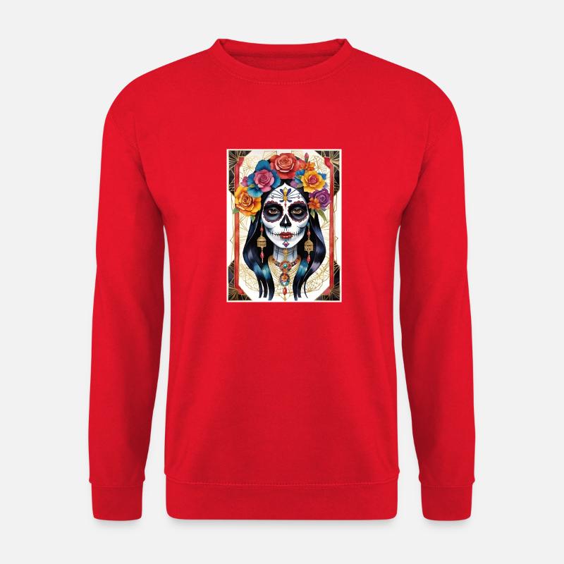 LA CATRINA DELUXE - Unisex Pullover - Rot