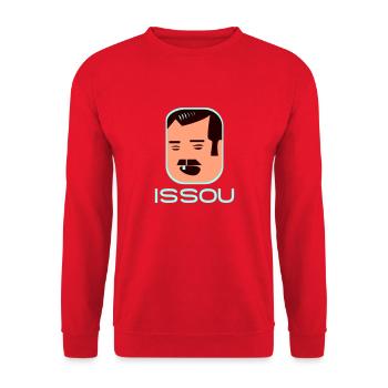 Issou - El risitas - Sweat-shirt Unisexe - rouge - Devant - Alina (178cm) & Michal (187cm)