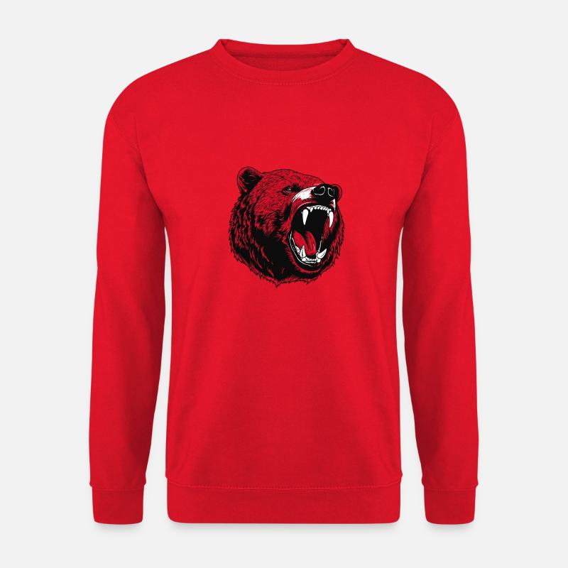 Der Wilde Bär - Unisex Pullover - Rot