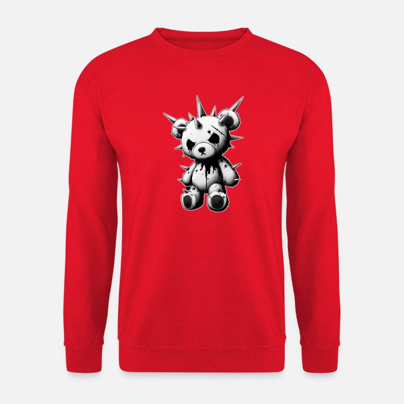 Stachelteddy Gothic - Unisex Pullover - Rot