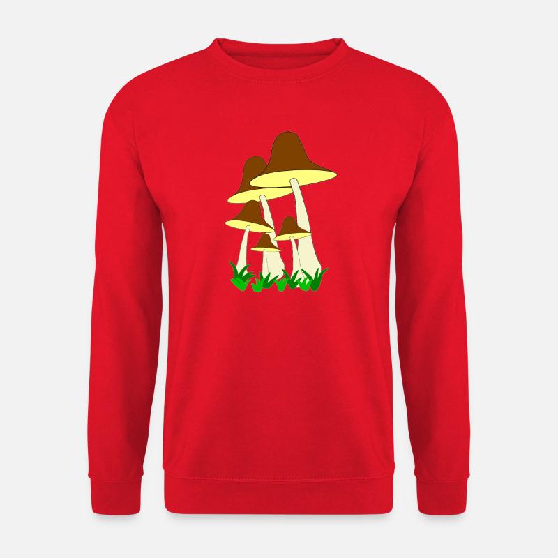 Pilze - Unisex Pullover - Rot