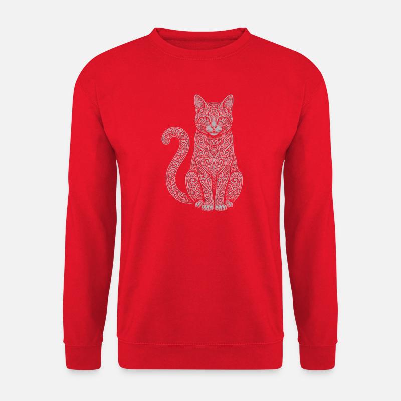 Hauskatze - Unisex Pullover - Rot
