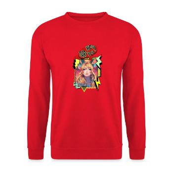 How dare you - Unisex Pullover - Rot - Vorne - Alina (178cm) & Michal (187cm)