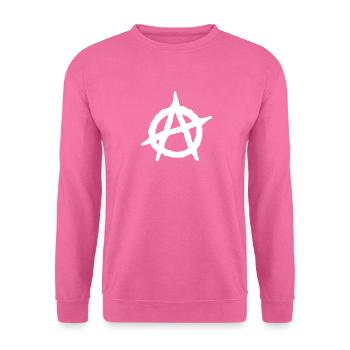 Anarchy A logo W - Unisex Sweatshirt - pink - Front