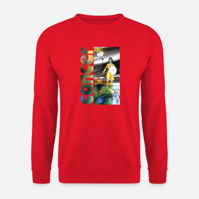 Sternzeichen Krebs - Unisex Pullover - Rot