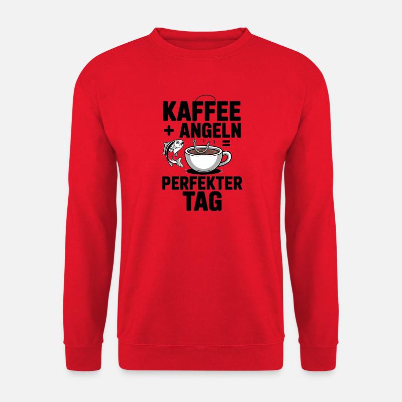Cadeau de pêcheur Idée cadeau parfaite - Sweat-shirt Unisexe - rouge