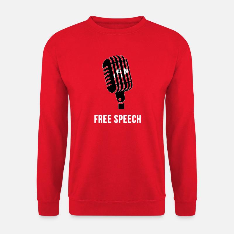 Free Speech - Unisex Pullover - Rot