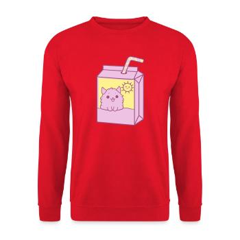 Cute Package Design - Unisex Pullover - Rot - Vorne - Alina (178cm) & Michal (187cm)