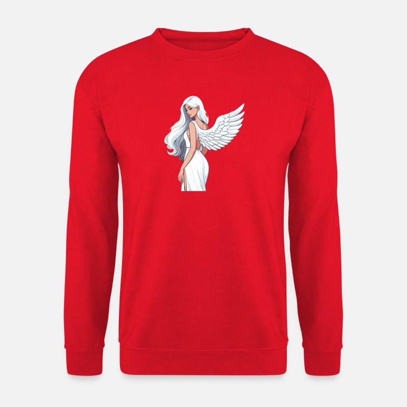 Héroïne Ailée Céleste - Sweat-shirt Unisexe - rouge