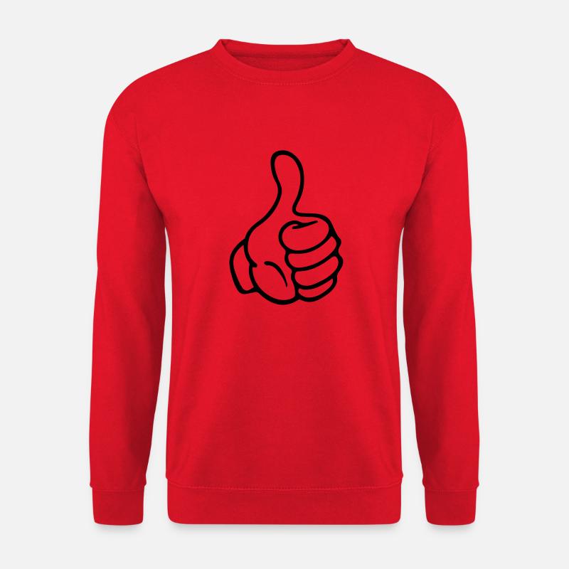 hand design - Unisex Pullover - Rot