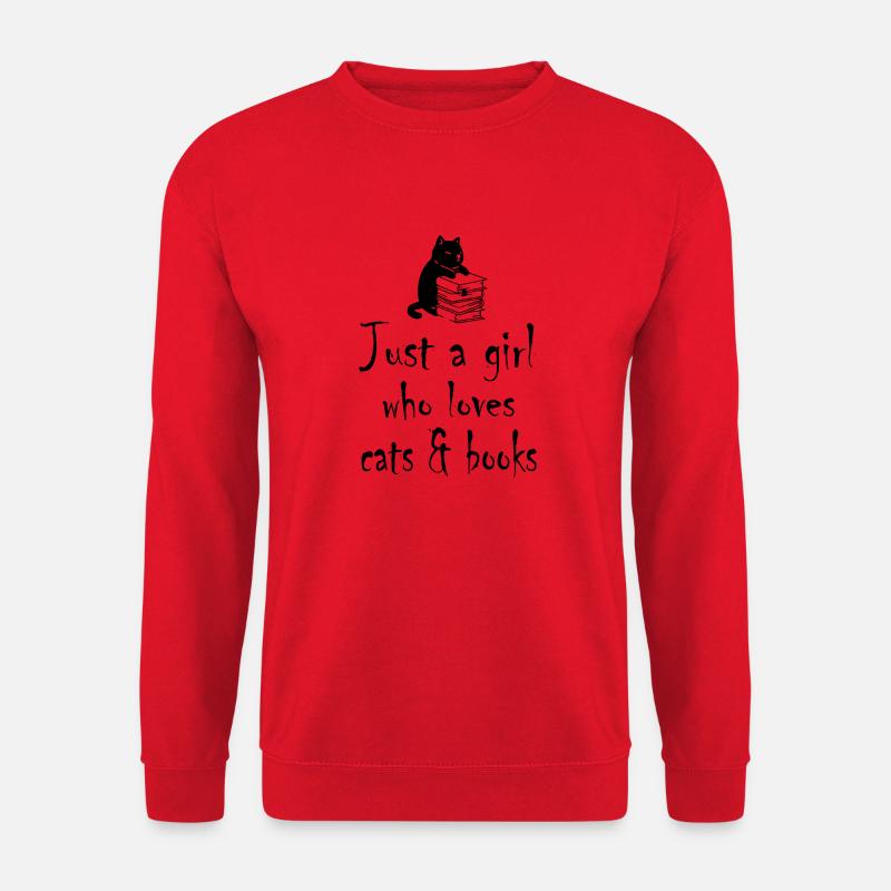 Cat Katze - Unisex Pullover - Rot