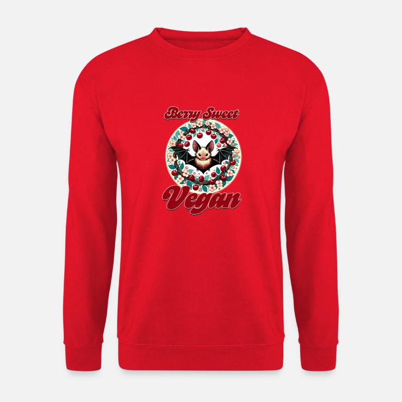 Berry Sweet Vegan - Unisex Pullover - Rot