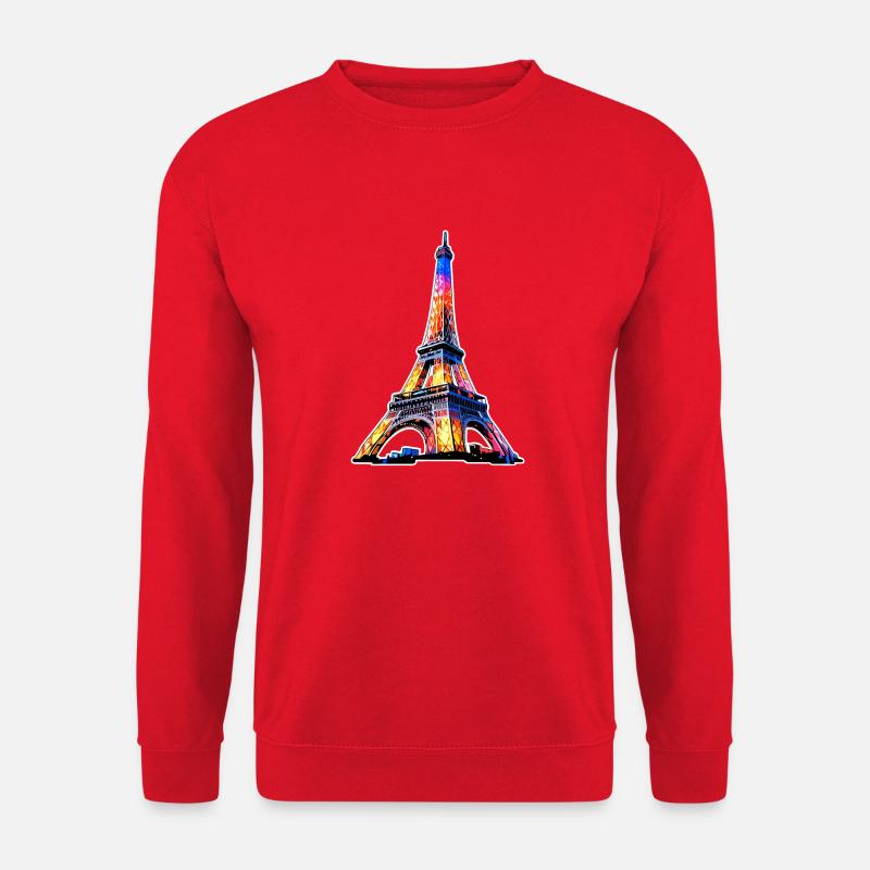 Eiffelturm #3 - Unisex Pullover - Rot