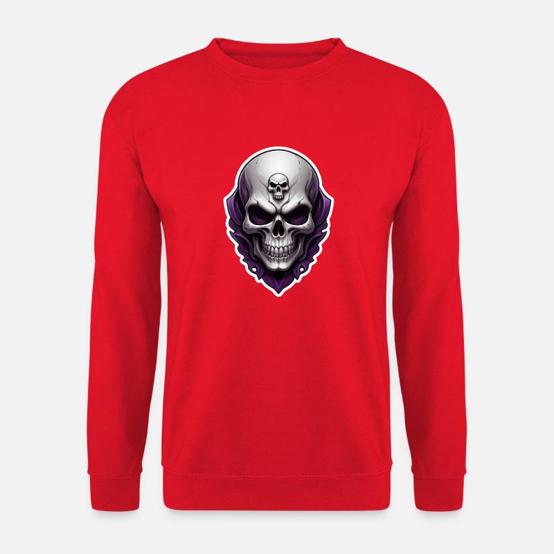 Totenkopf Skull - Unisex Pullover - Rot