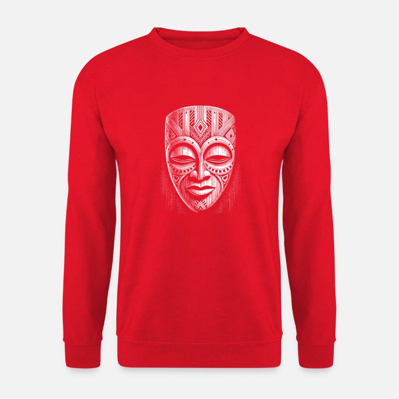 Mask - Unisex Sweatshirt - red