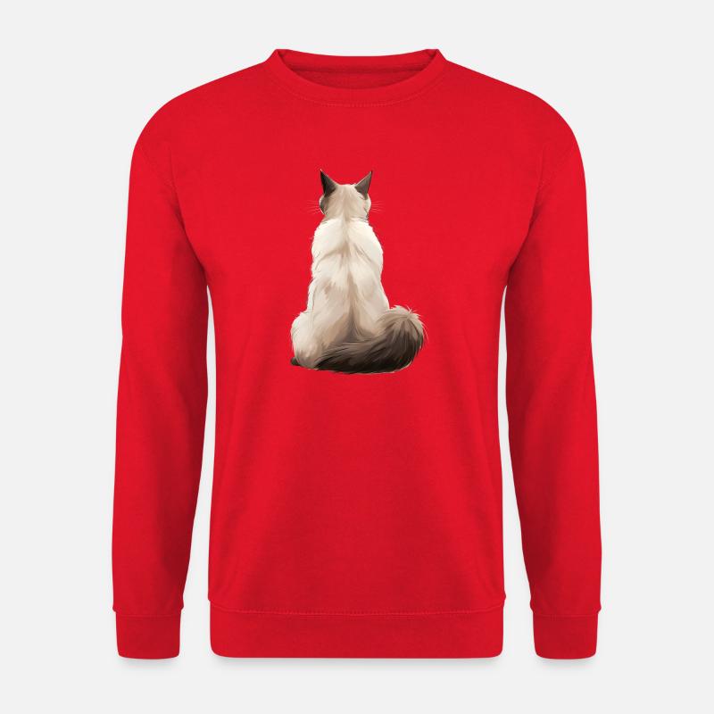 Balinesische Katze - Unisex Pullover - Rot