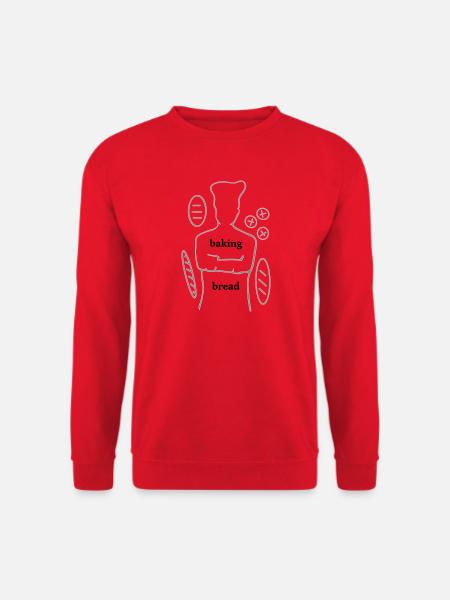 Baking Bread - Unisex Pullover - Rot