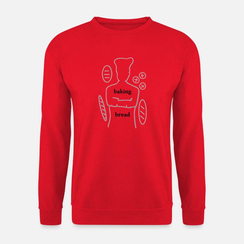 Baking Bread - Unisex Pullover - Rot