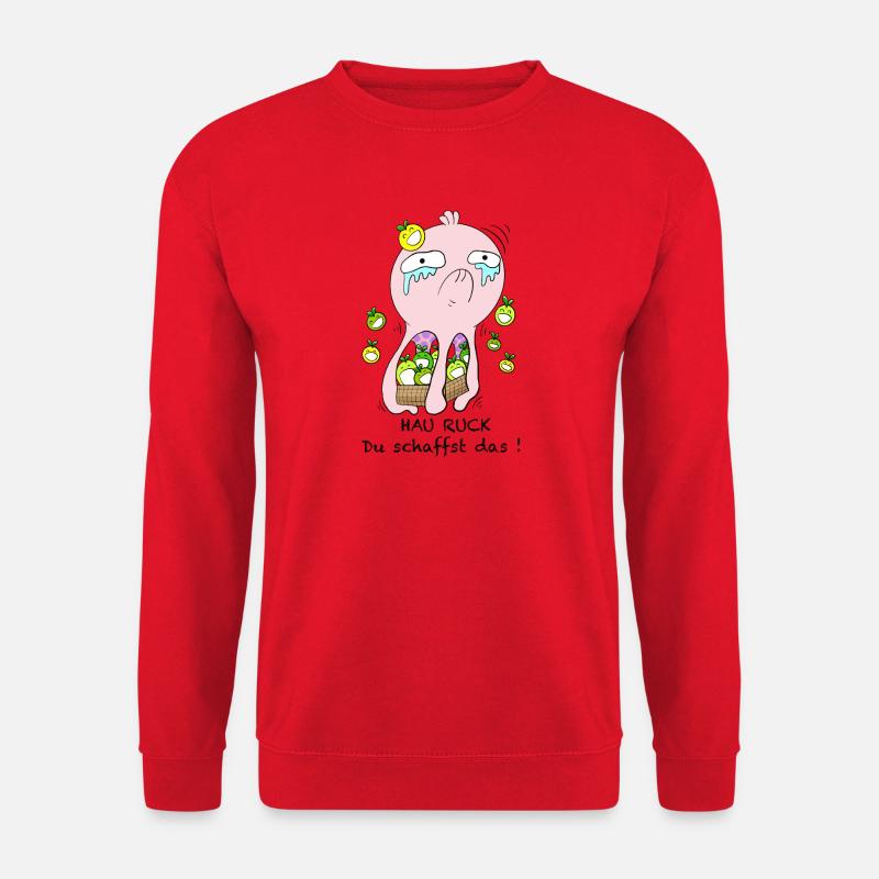 Hau Ruck! Du schaffst das! - Unisex Pullover - Rot