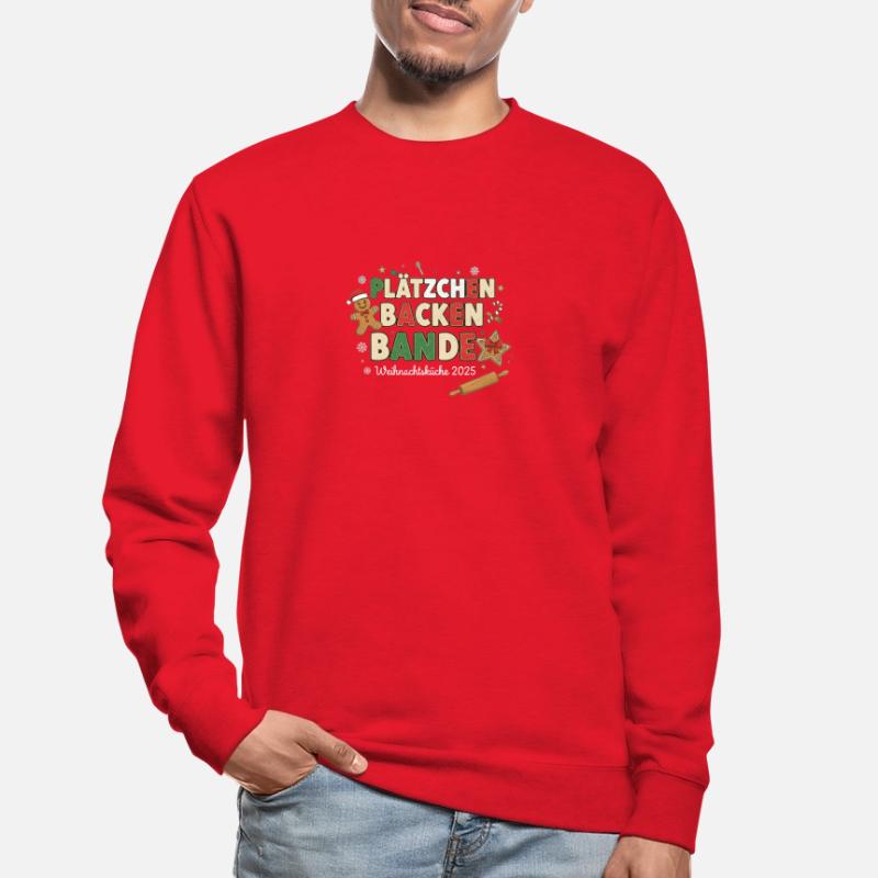 Plätzchen Backen Bande – Weihnachtsküche 2025 Unisex Pullover
