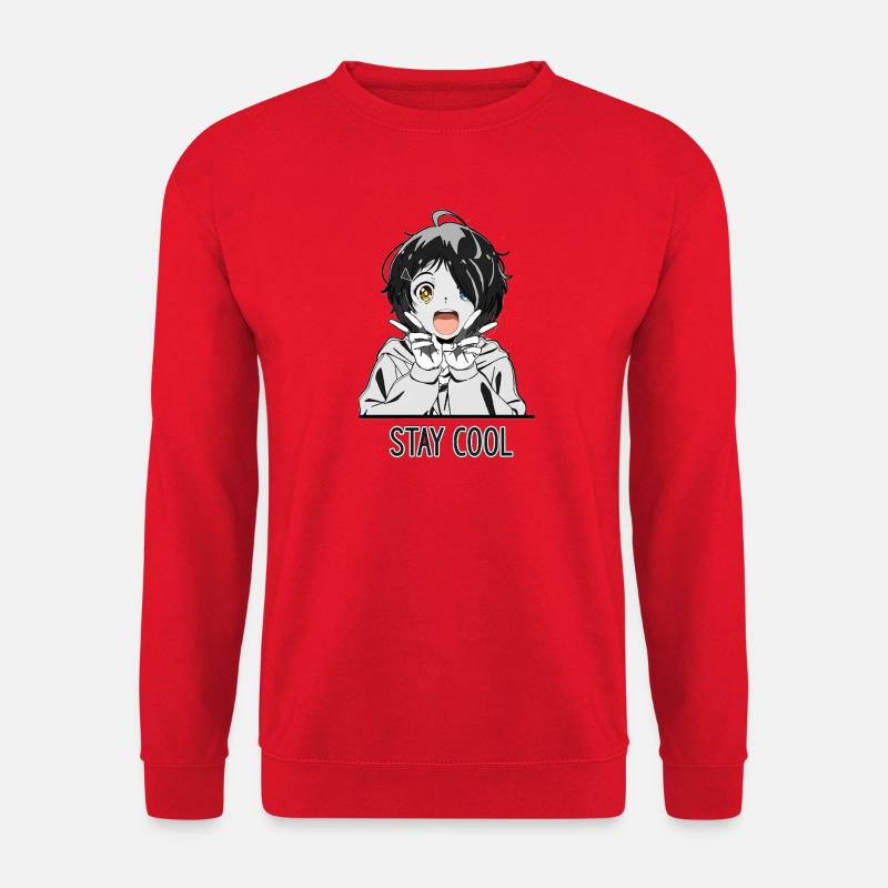 Bleib cool - Unisex Pullover - Rot