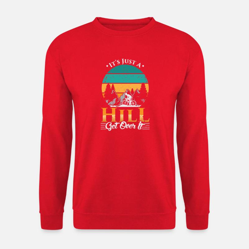 BMX Bicycle Saying bmx biker - Unisex Sweatshirt - red