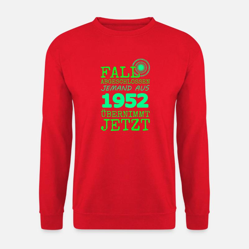 completed in 1952 - Unisex Sweatshirt - red