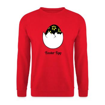 easter egg - Unisex Sweatshirt - red - Front - Alina (178cm) & Michal (187cm)