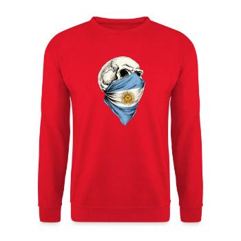 Drapeau argentin argentin Argentine Argentinos - Sweat-shirt Unisexe - rouge - Devant - Alina (178cm) & Michal (187cm)