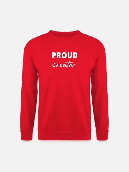 The art of creating: show your pride every day - Unisex Sweatshirt - red