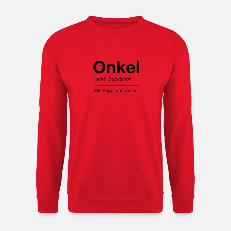 Onkel - Unisex Pullover - Rot