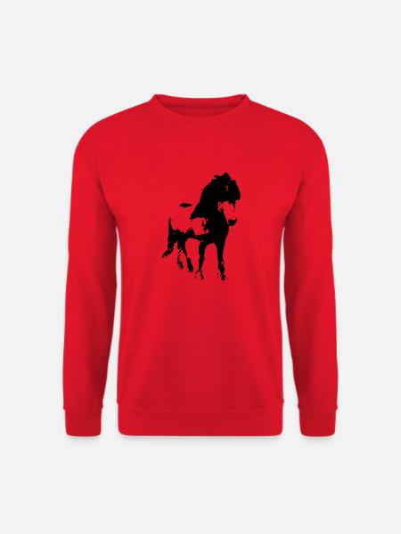 Islandpferd - Unisex Pullover - Rot