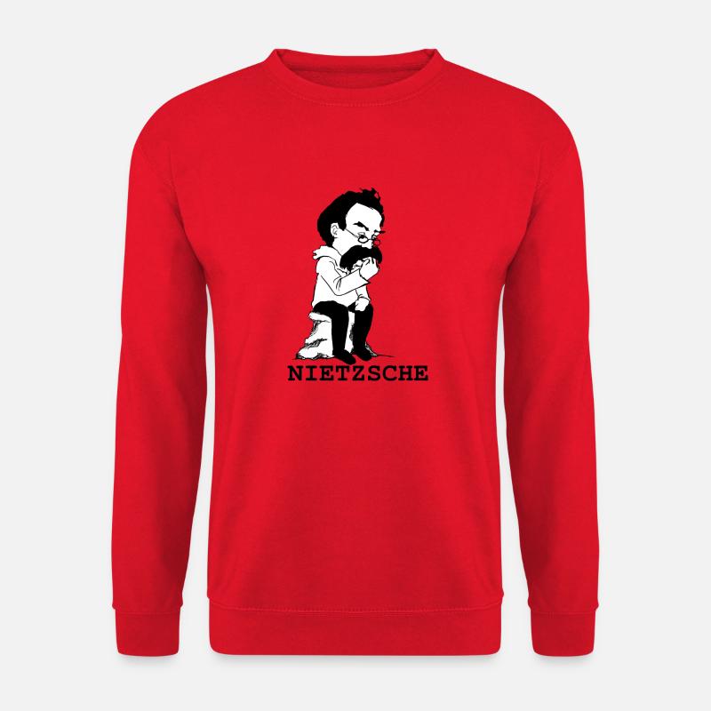 Nietzsche - Unisex Pullover - Rot