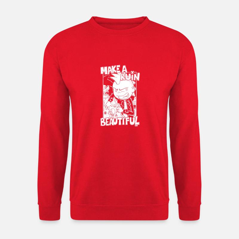 Make A Ruin Beautiful - Unisex Pullover - Rot