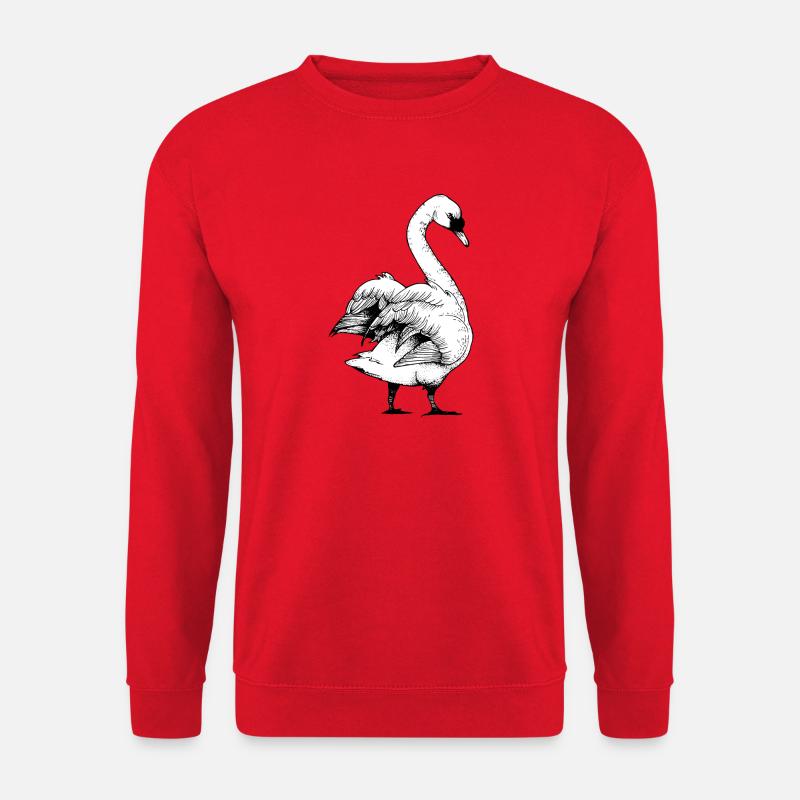 Schwan - Unisex Pullover - Rot