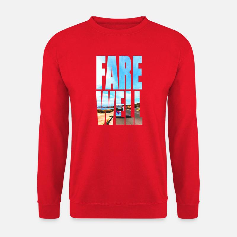 ADIEU - Sweat-shirt Unisexe - rouge