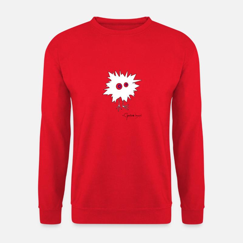 Woolly Beastie flashed © Chyropterum Innoxius - Unisex Sweatshirt - red