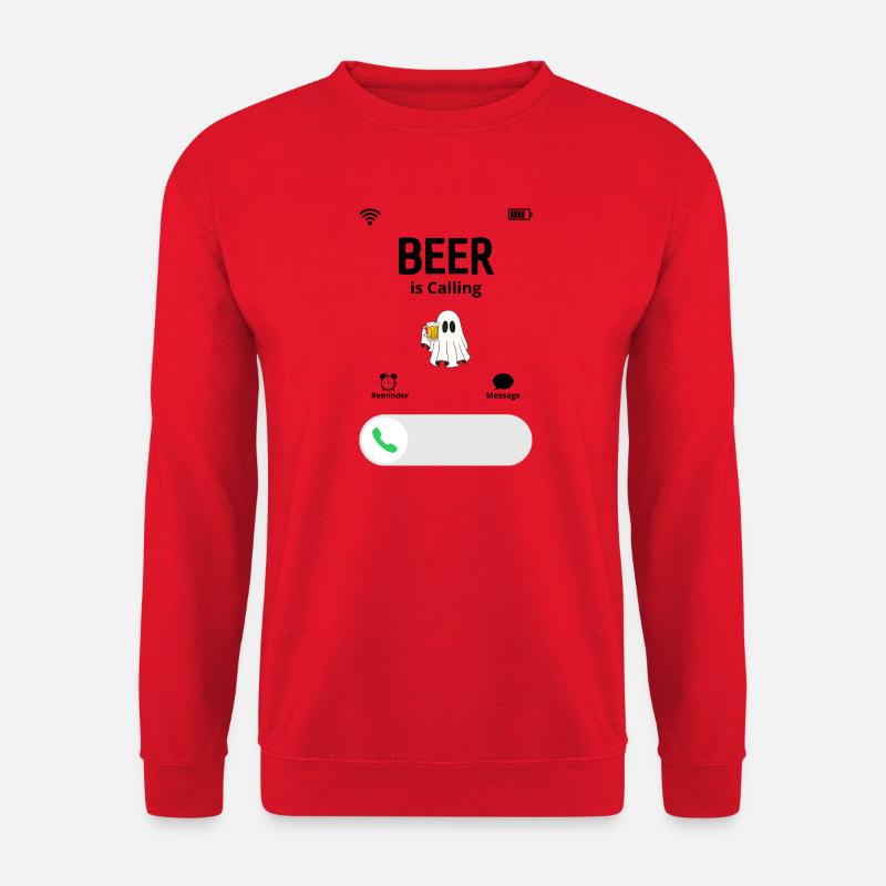 Beer is Calling - Unisex Sweatshirt - red