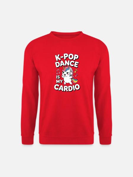 K-Pop Dance Funny Korea - Unisex Sweatshirt - red