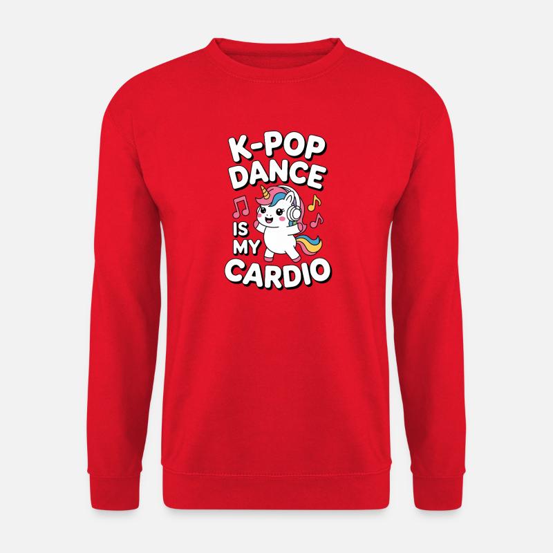 K-Pop Dance Funny Korea - Unisex Sweatshirt - red