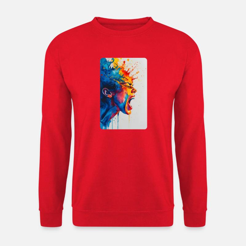 T-Shirt Spektrum der Angst - Unisex Pullover - Rot