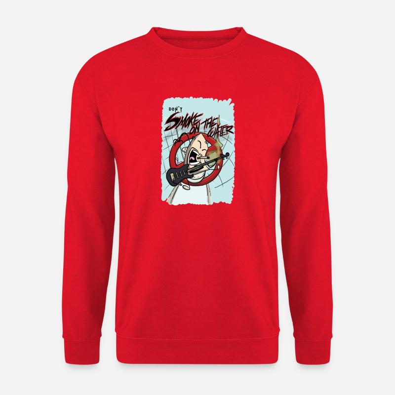 Nicht Somke aufs Wasser - Unisex Pullover - Rot
