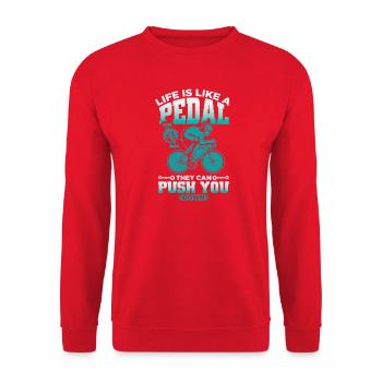 Vélo de route Cyclisme Vélo Cyclisme - Sweat-shirt Unisexe - rouge - Devant - Alina (178cm) & Michal (187cm)