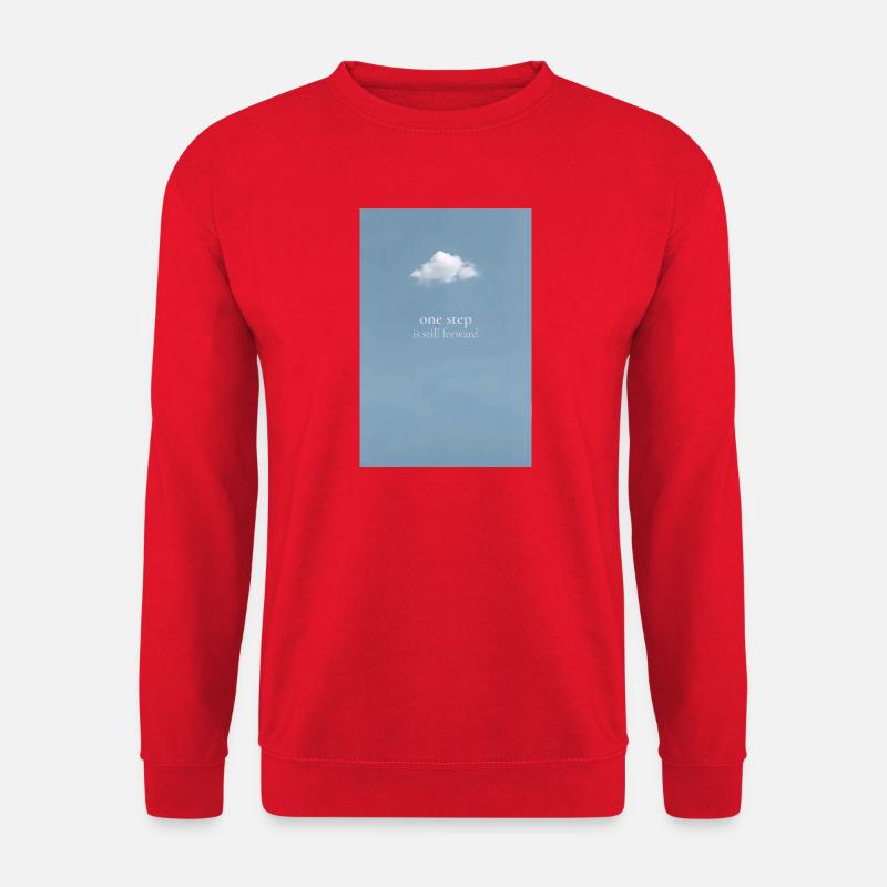 One step remains Forward - Unisex Sweatshirt - red