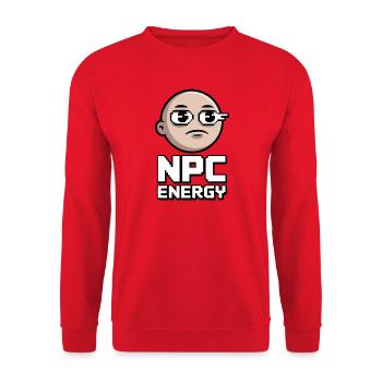 NPC Energy Pixel Pop - Unisex Sweatshirt - red - Front - Alina (178cm) & Michal (187cm)