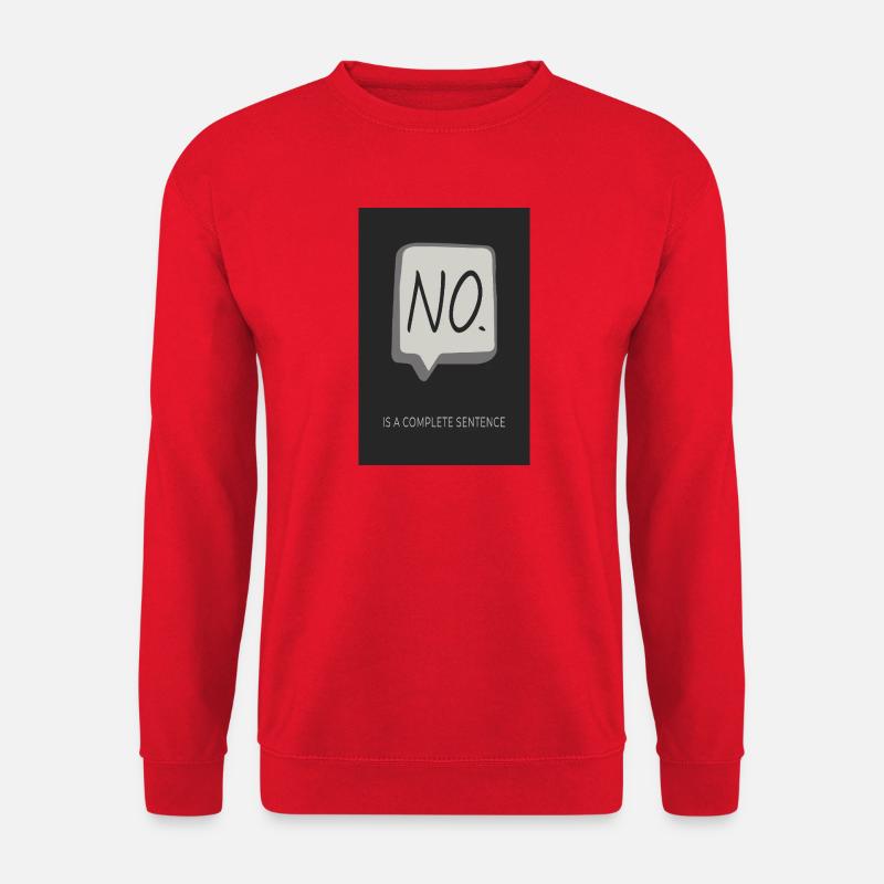 NO. ist ein kompletter Satz - Unisex Pullover - Rot