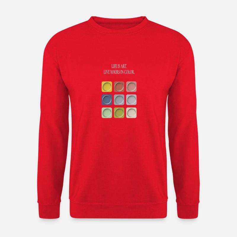 Life Is Art - Unisex Pullover - Rot